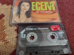 ECEM AŞK GÖÇMEDEN CAM BASKI