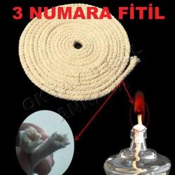 2 METRE 3 NUMARA FİTİL GEMİCİ FENERİ FİTİLİ GAZ LAMBASI FİTİLİ ÖZEL YEDEK FİTİL KEROSENE LAMP WİCK
