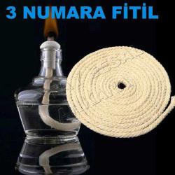 2 METRE 3 NUMARA FİTİL GEMİCİ FENERİ FİTİLİ GAZ LAMBASI FİTİLİ ÖZEL YEDEK FİTİL KEROSENE LAMP WİCK