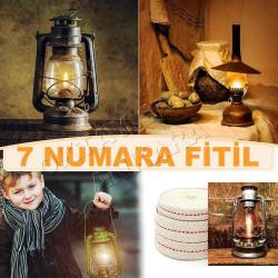 2 METRE 7 NUMARA FİTİL GEMİCİ FENERİ FİTİLİ GAZ LAMBASI FİTİLİ ÖZEL YEDEK FİTİL KEROSENE LAMP WİCK LAMP
