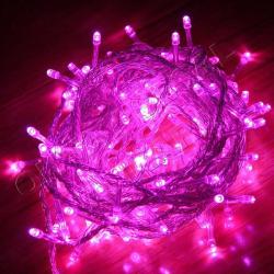 10 METRE PEMBE LED IŞIK 220 VOLT IŞIK MODLU IŞIK KABLO İP LED IŞIK 100 LED PEMBE IŞIK PİNK LİGHT LED