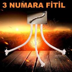 2 METRE 3 NUMARA FİTİL GEMİCİ FENERİ FİTİLİ GAZ LAMBASI FİTİLİ VIP YEDEK FİTİL KEROSENE LAMP WİCK