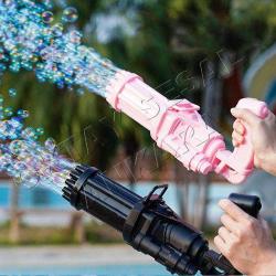 VIP ÇOKLU KÖPÜK ATAN KÖPÜK TABANCASI BUBBLES GUN BALONCUK TABANCASI PİLLİ KÖPÜK MAKİNASI EĞLENCELİ