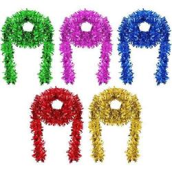 3 ADET METALİZE RENKLİ BOYUN SİMİ DOĞUM GÜNÜ SÜSLERİ SÜNNET SÜSLERİ YILBAŞI SÜSLERİ KINA SÜSLERİ