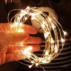 9 METRE PİLLİ GÜN IŞIĞI LED IŞIK CHRİSTMAS WARM LİGHT LED TREE NOEL IŞIĞI YILBAŞI AĞACI IŞIĞI