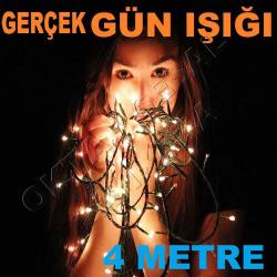 GERÇEK GÜN IŞIĞI LED IŞIK 100 LED 4 METRE 220 V MODLU LED IŞIK YILBAŞI AĞACI IŞIĞI KABLO IŞIK