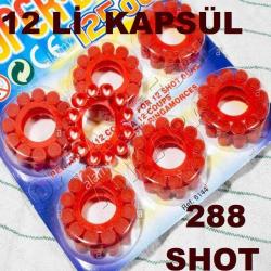VIP KALİTE 288 ATIŞLIK SHOT 12 Lİ KAPSÜL 12 Lİ TABANCA KAPSÜLÜ 12 Lİ MERMİ YÜKSEK SESLİ YEDEK KAPSÜL