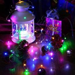 1 METRE YILBAŞI ÇAM AĞACI IŞIĞI RENKLİ LED IŞIK RENKLİ IŞIK PİLLİ IŞIK DIŞ MEKAN SU GEÇİRMEZ IŞIK