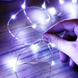 2 METRE BEYAZ YILBAŞI ÇAM AĞACI IŞIĞI PİLLİ BEYAZ LED IŞIK BEYAZ IŞIK YILBAŞI İÇ DIŞ MEKAN SÜSLEME