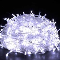 BEYAZ LED IŞIK 10 METRE 100 LED 220 VOLT FİŞLİ NOEL IŞIĞI YILBAŞI AĞACI IŞIKLARI LED IŞIK BEYAZ