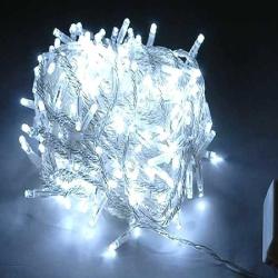 BEYAZ LED IŞIK 10 METRE 100 LED 220 VOLT FİŞLİ NOEL IŞIĞI YILBAŞI AĞACI IŞIKLARI LED IŞIK BEYAZ