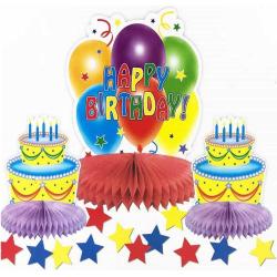 Antika - HAPPY BIRTHDAY MASA ÜSTÜ SÜS SETİ 3LÜ SET DOĞUM GÜNÜ SÜSLERİ DOĞUM GÜNÜ MASA SÜSLERİ DEKOR RENKLİ - kitantik - kitaLog