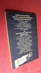 ÖMER SEYFETTİN  BÜTÜN ESERLERİ: 10.ÜÇ NASİHAT..