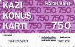 Efemera - K = TURKCELL * HAZIR KART - 750 KONTÖR - TEMİZ - kitantik - kitaLog