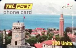 K = UZAK ARAMA KARTI ( TEL POST - 300 Units ) TEMİZ ve NADİR