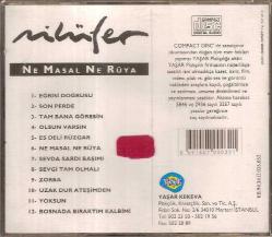 KK = NİLÜFER / NE MASAL * 2. EL ORJ CD
