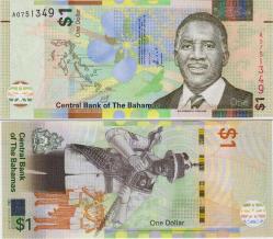 BAHAMALAR 1 DOLAR 2017. ÇİL KONDİSYON.