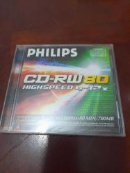 PHİLİPS CD-RW 80 SİLİNEBİLİR CD 700 MB