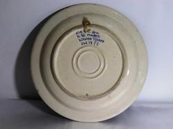 Kütahya porselen el boyaması duvar tabağı. İmzalı. Ç:30cm.