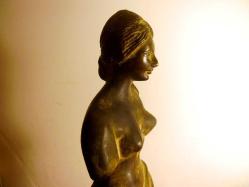 Bronz, Afrodit heykeli. 19. Y.y. Y 47cm.