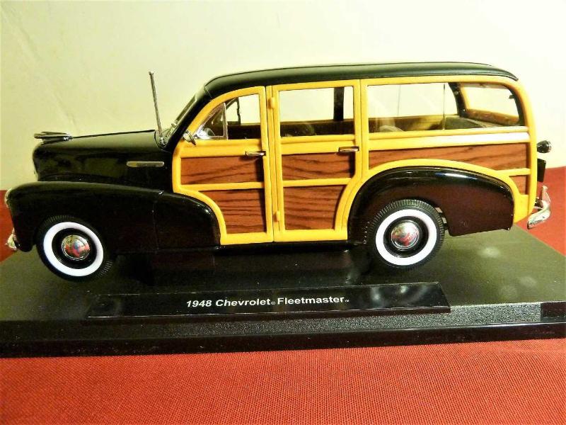 1948 Chevrolet Fleetmaster diecast metal araba. Orj. kutulu. 1 18