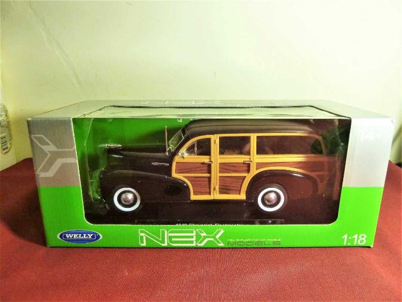 1948 Chevrolet Fleetmaster diecast metal araba. Orj. kutulu. 1 18