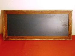 Ahşap altın varaklı ayna. 19 Y.y.  57x25cm.