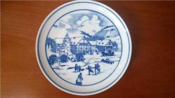 Hutschenreuther imzalı porselen tabak. Ç:20cm.
