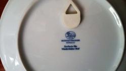 Hutschenreuther imzalı porselen tabak. Ç:20cm.