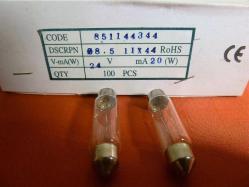 24V 20W 11x44 sofit ampul 50 ad fiyatıdır.