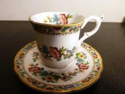 Coalport 1780 imzalı İngiliz porselen yemek takımı. 19 Y.y. 96 parça