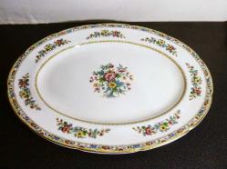 Coalport 1780 imzalı İngiliz porselen yemek takımı. 19 Y.y. 96 parça