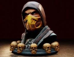 Scorpion Bust- Mortal Kombat - 13 cm