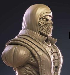 Scorpion Bust- Mortal Kombat - 13 cm