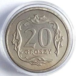 20 Groszy 2000 Polonya Cumhuriyeti Para Beyaz Kartal Orjinal Devamsız Madeni
