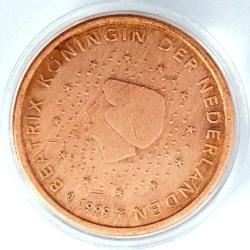Hollanda Euro 2 Cent 1999 Para Kraliçe Beatrix Nederland Madeni Orjinal Avrupa Birliği