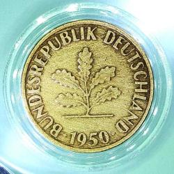 1 Pfennig Almanya 1950 - 92 Arası Orjinal Eski Para DEUTSCHELAND Germany Fenik Bakır Pfennig Para