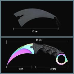 OMENİV'DEN CS GO OYUNCAK KARAMBİTE KARAMBİT ÇAKI BIÇAK RENKLİ YANARDÖNER KILIFLI