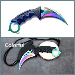 OMENİV'DEN CS GO OYUNCAK KARAMBİTE KARAMBİT ÇAKI BIÇAK DELİKLİ RENKLİ