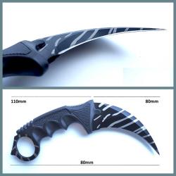 OMENİV'DEN ORİJİNAL CS GO OYUNCAK KARAMBİTE KARAMBİT ÇAKI BIÇAK ANTRASİT LEOPAR BASKILI