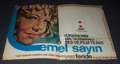 Antika - EMEL SAYIN-FERİDE-ZEKİ MÜREN-AYLA BÜYÜKATAMAN-SANER PLAK-ŞARKI SÖZLERİ Dergiden ORTA SAYFA 06875 - kitantik - kitaLog