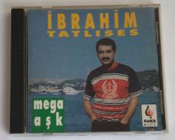 ibrahim tatlıses mega aşk-raks müzik-ilk baskı-cd-nadir