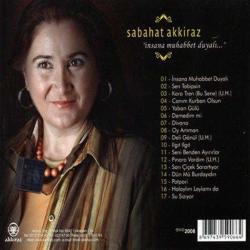 SABAHAT AKKİRAZ-sabahat akkiraz-cd-insana muhabbet duyalı-jelatinli cd