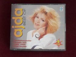 ajda pekkan-best of ajda-özel baskı 4 cd-unutulmayanlar-hoşgör sen-1990-seni seçtim-ambalajında cd