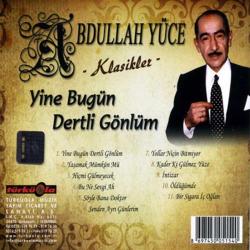 Abdullah yüce-yine bugün dertli gönlüm-klasikler-cd-jelatinli cd