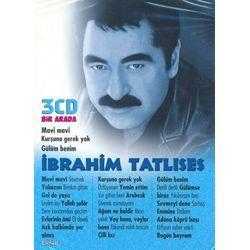 ibrahim tatlıses-özel baskı-mavi mavi-kurşuna gerek yok-gülüm benim-3 cd-jelatinli cd