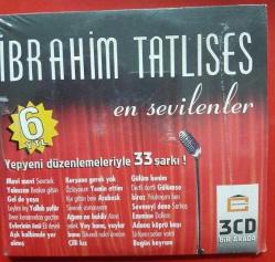 ibrahim tatlıses-3 cd-en sevilenler-mavi mavi vur gitsin beni yallah şoför -yalnızım-gülüm benim-jelatinli cd