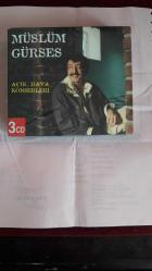 müslüm gürses-3 lü cd-açıkhava kosnerleri-unıversal müzik-jelatinli cd