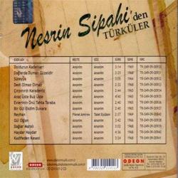 nesrin sipahiden-türküler-cd-ambalajında cd