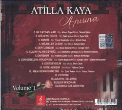 ATİLLA KAYA-atilla kaya-anısına-volume 1-ne faydası var-cd--AMBALAJINDA -NADİR CD